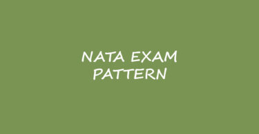 NATA Exam Pattern,