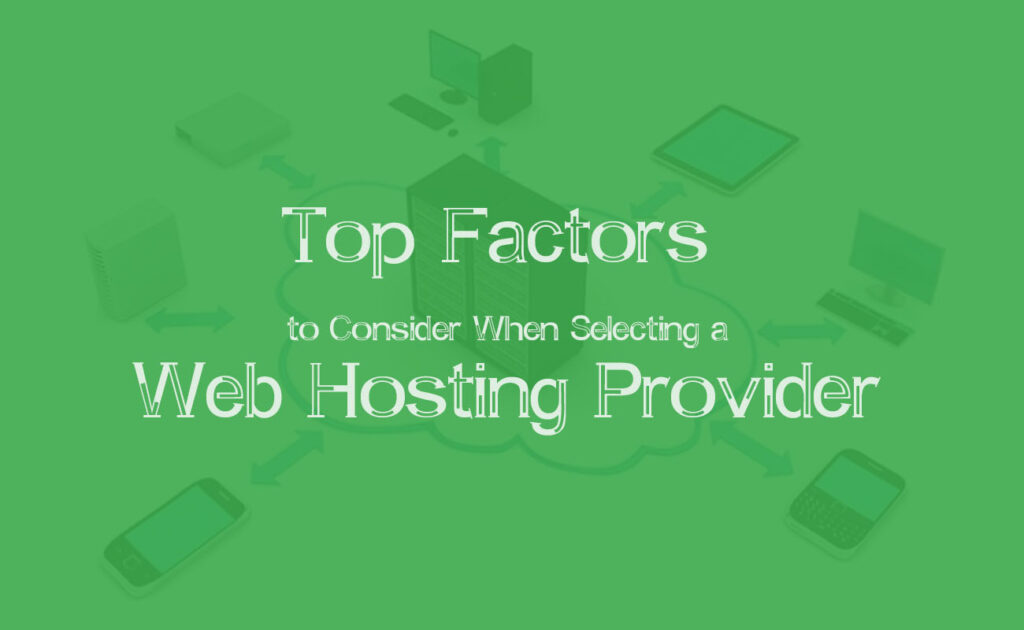 Select Web Hosting Provider,