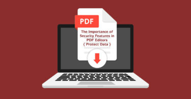 The Importance of Security Features in PDF Editors, Protecting Data,